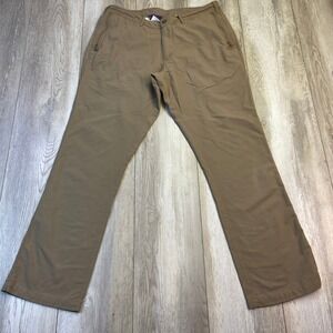Clothing Arts Pants Mens 34x32 Brown P Cubed Pick-Pocket Proof Business Men